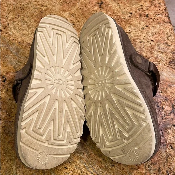 UGG Goldenstar Clogs Suede Slip-On Mules - Picture 7 of 8